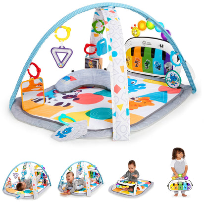 Baby Einstein, 4 in 1 Kickin' Tunes Spieldecke mit 70+ Geräuschen, 25+ Minuten Musik 
