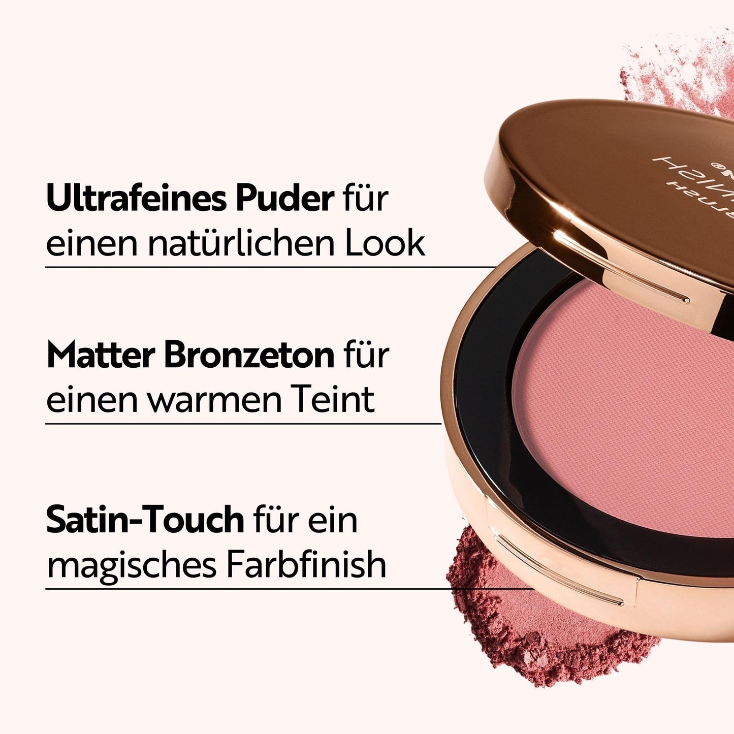 MAGIC FINISH Satin Blush Peachy Rose (4g) – Rouge mit Satin-Touch Textur für ein perfektes Make Up, hochpigmentierte Beauty-Farben 