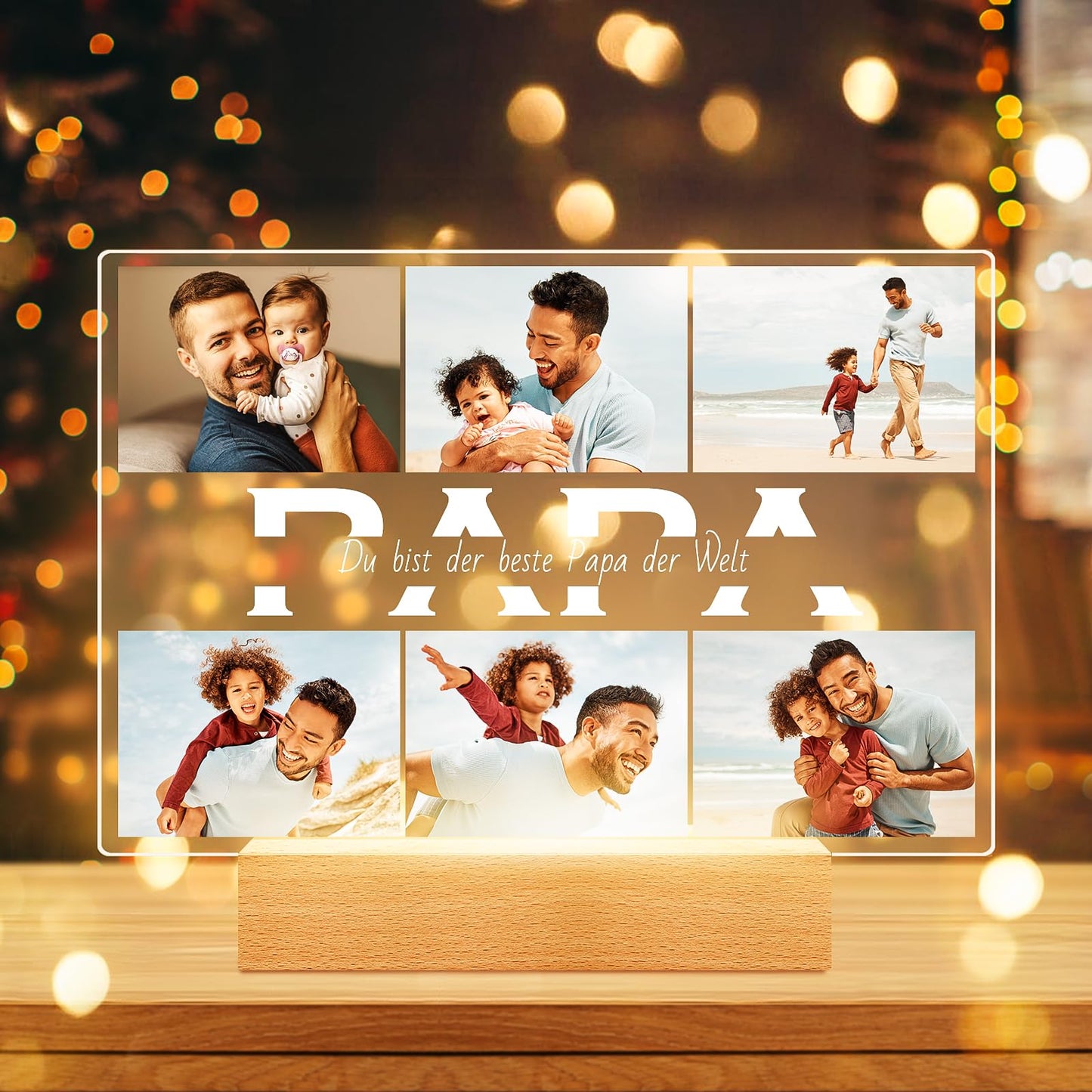 Cadeaux de Noël personnalisés pour femmes et hommes, cadre photo avec photo, cadeaux photo