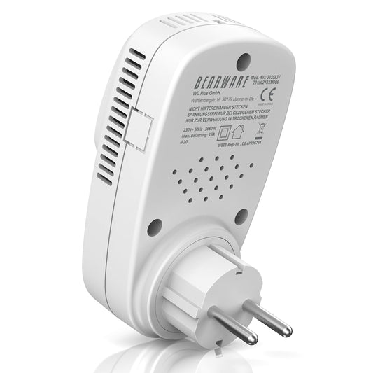 Digitales Heizkörper-Thermostat – Steckdosenthermostat mit Temperaturregelung – für Heizung, Infrarotheizung, Heizlüfter 