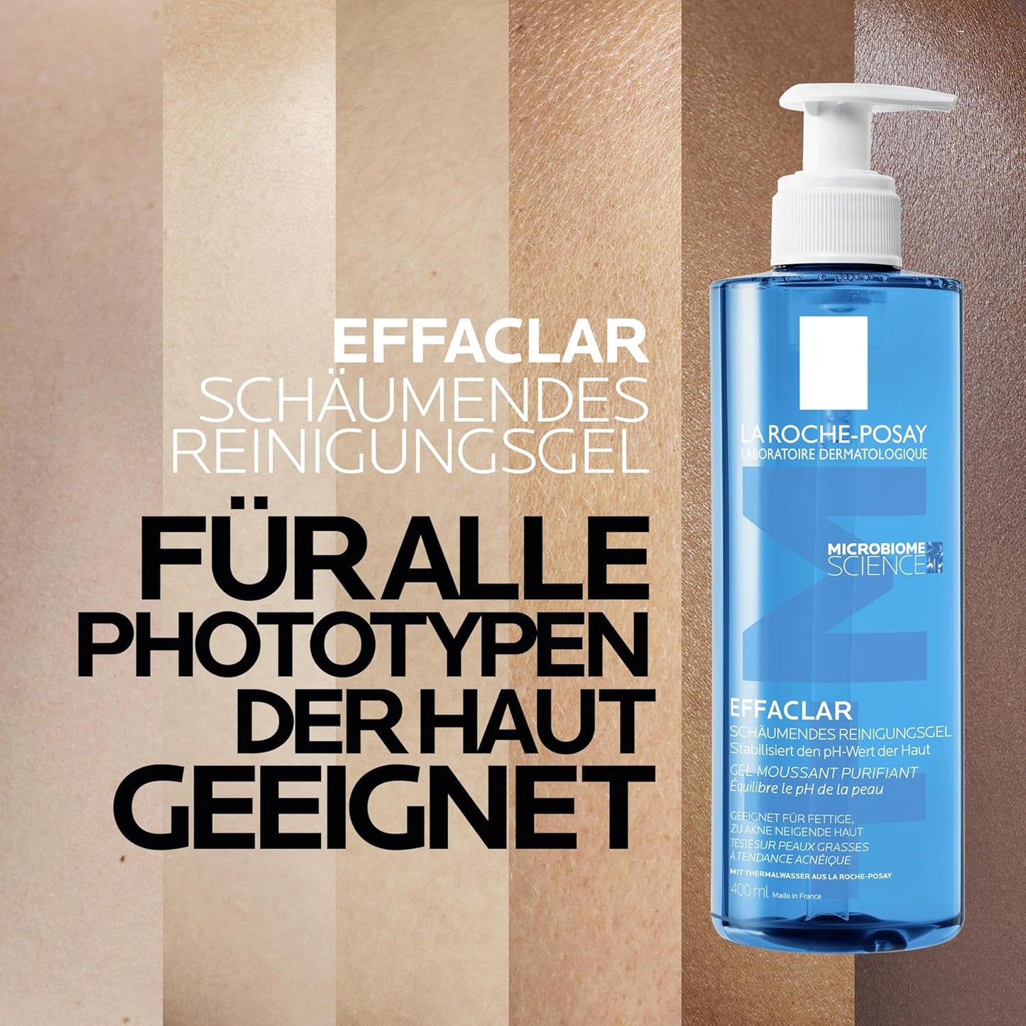 Roche Posay Effaclar Reinigungsschaum-Gel, 400 Milliliter 