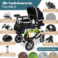 Kesser® Loops 3-in-1 Kombi-Kinderwagen, Komplettset inklusive Babywanne, Buggy-Sportsitz und Babyschale, Vollgummireifen 