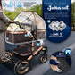 3-in-1 XXL Komplett-Kinderwagenset inkl. Babywanne, Buggy, Sportsitz &amp; Autositz 