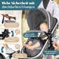Kesser® Loops 3-in-1 Kombi-Kinderwagen, Komplettset inklusive Babywanne, Buggy-Sportsitz und Babyschale, Vollgummireifen 