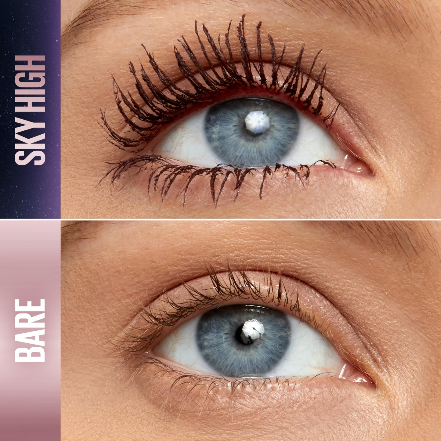 Maybelline New York Sky High Schwarze Wimperntusche für extrem lange Wimpern und Volumen, Sky High Mascara 