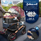 3-in-1 XXL Komplett-Kinderwagenset inkl. Babywanne, Buggy, Sportsitz &amp; Autositz 