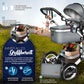 3-in-1 XXL Komplett-Kinderwagenset inkl. Babywanne, Buggy, Sportsitz &amp; Autositz 