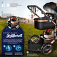 3-in-1 XXL Komplett-Kinderwagenset inkl. Babywanne, Buggy, Sportsitz &amp; Autositz 