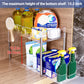 Puricon Unter Waschbecken Regal Spülschrank Organizer, 2 Etagen Standregal Küche Arbeitsplatte Regal Organizer 