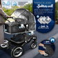 3-in-1 XXL Komplett-Kinderwagenset inkl. Babywanne, Buggy, Sportsitz &amp; Autositz 